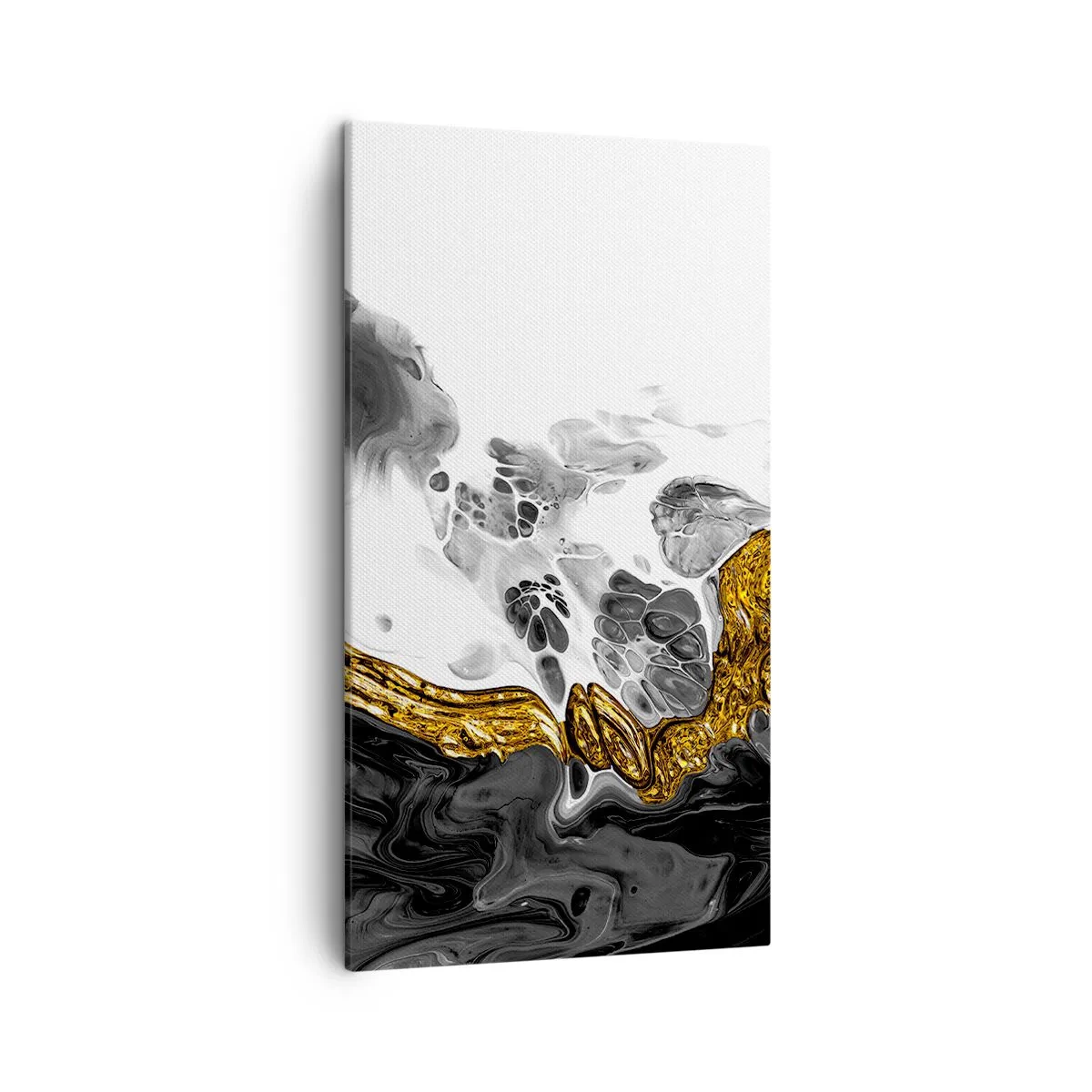 Quadro em tela - Composição orgânica - 45x80 cm