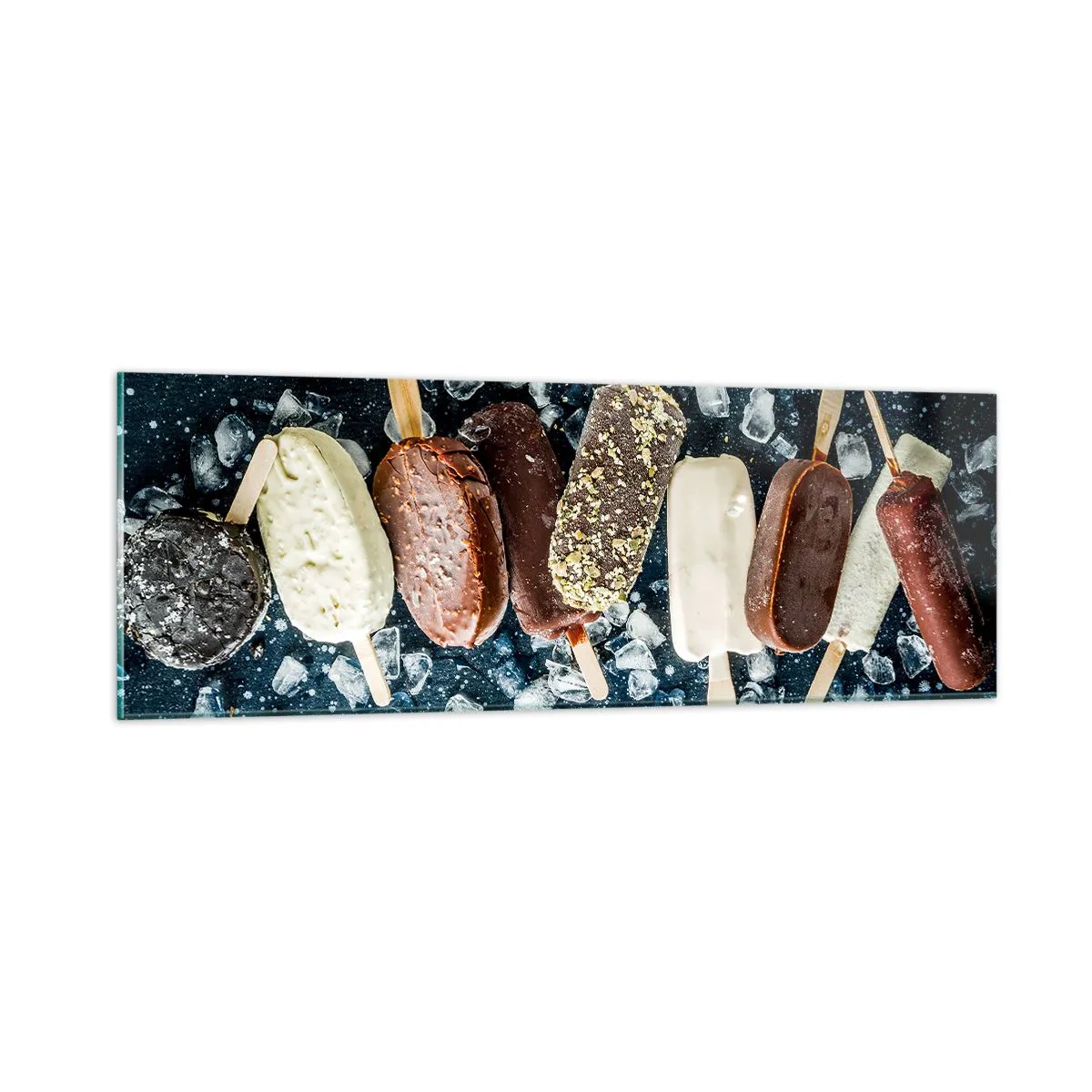 Quadro em vidro - O sabor de um verão quente - 90x30 cm