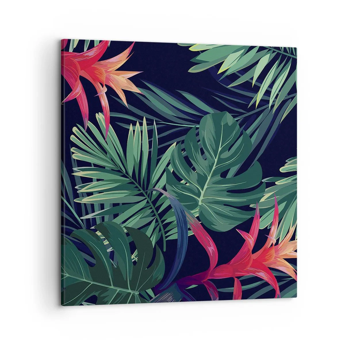 Quadro em tela - Queimar em verde - 50x50 cm