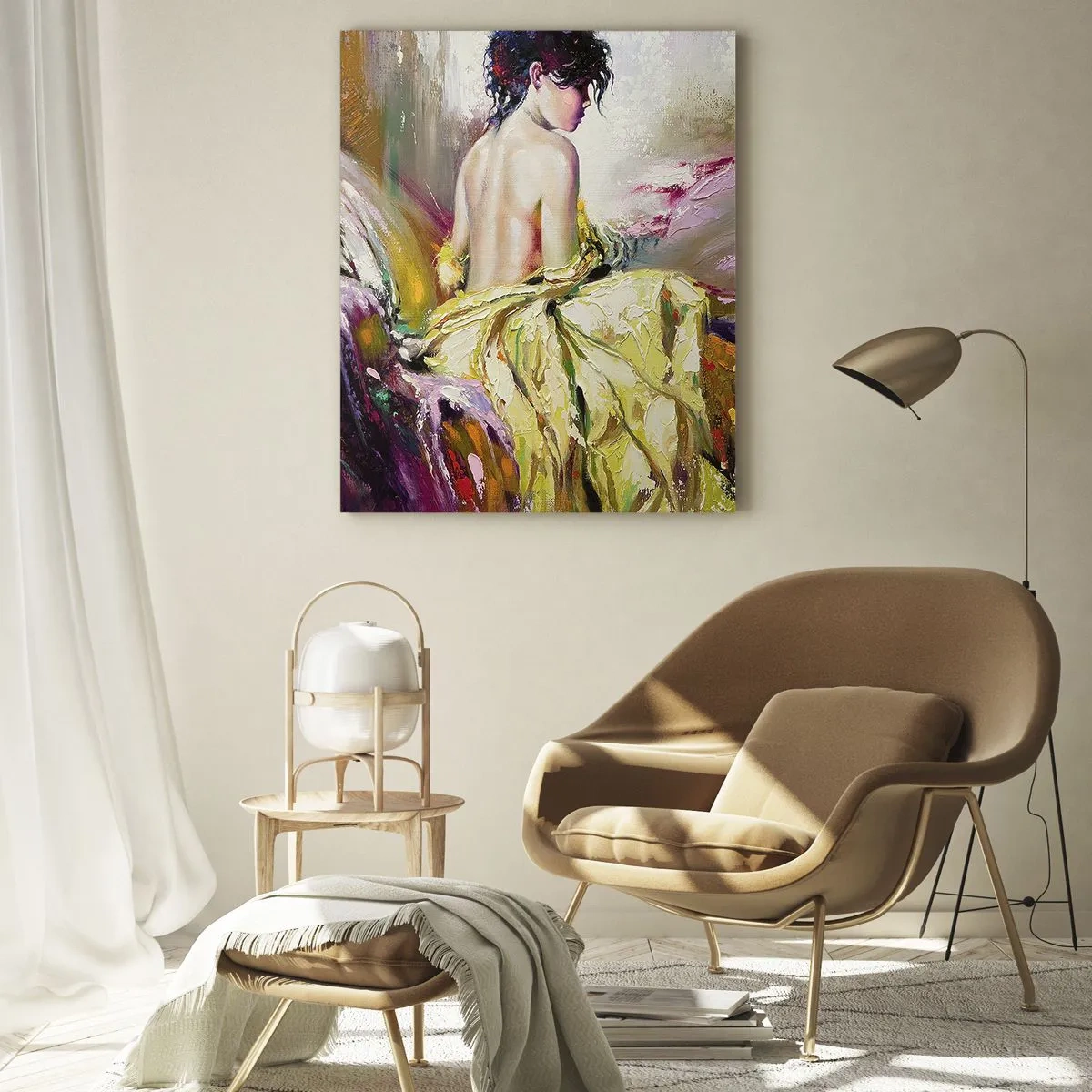 Quadro em vidro - Entre a boca e a borda do copo - 50x70 cm