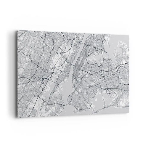 Quadro em tela - Anatomia de uma metrópole - 120x80 cm