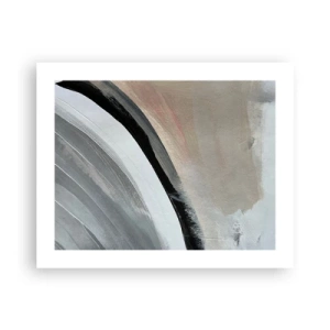 Pôster - Composição: arco preto e cinza - 50x40 cm