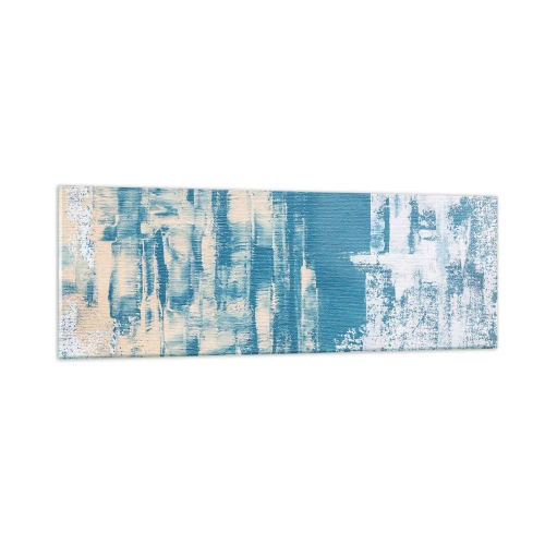 Quadro em vidro - Através da estalactite de gelo - 90x30 cm