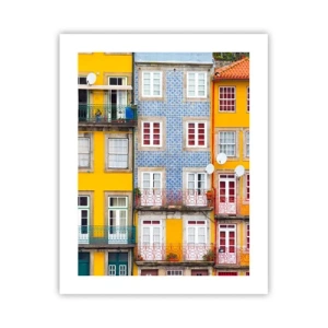 Pôster - Cores da cidade velha - 40x50 cm