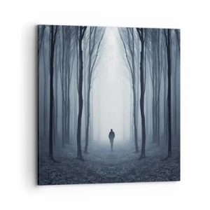 Quadro em tela - Tudo simples e claro - 70x70 cm