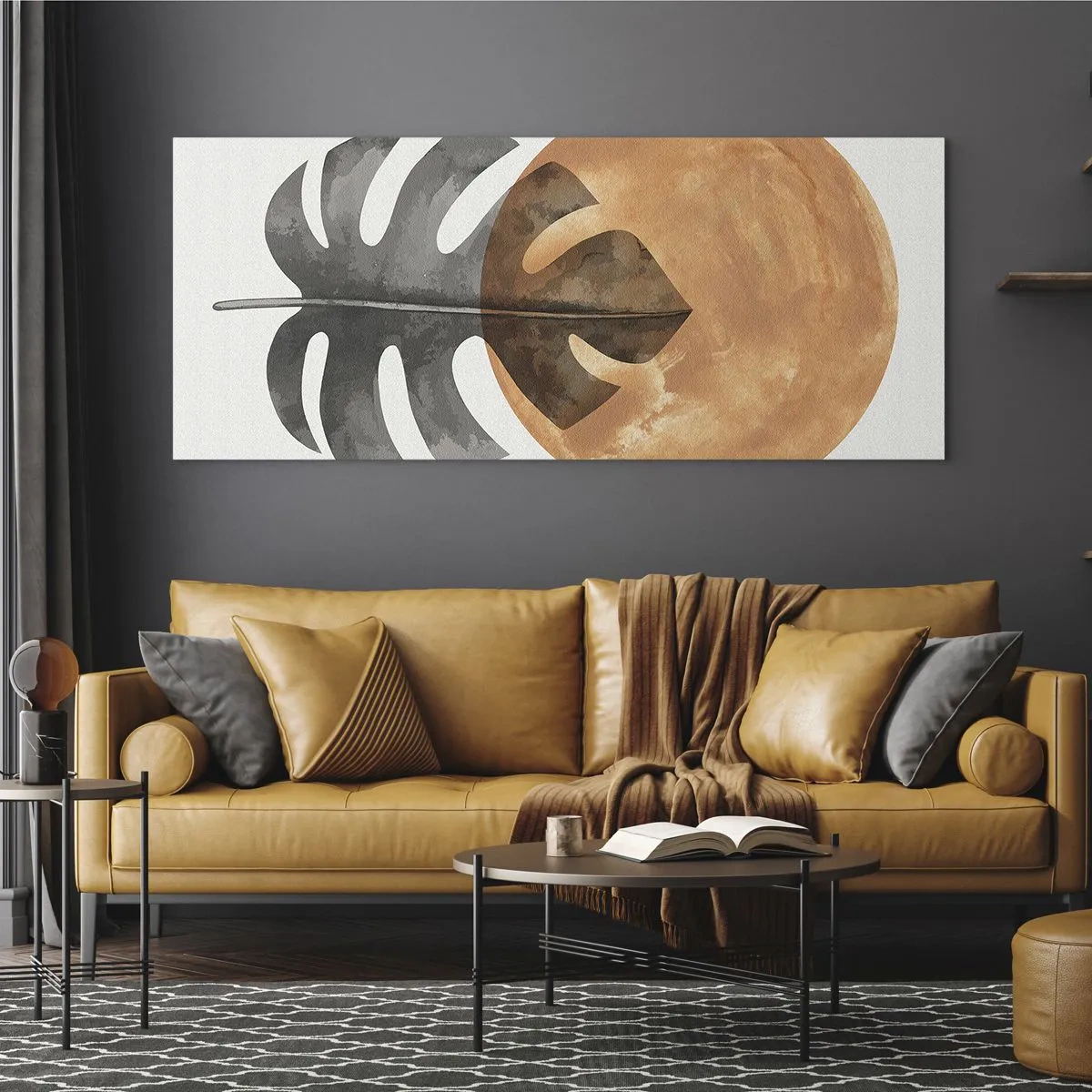Quadro em vidro - Sempre o sol - 120x50 cm