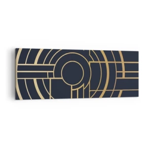 Quadro em tela - Rotação das coisas - 140x50 cm