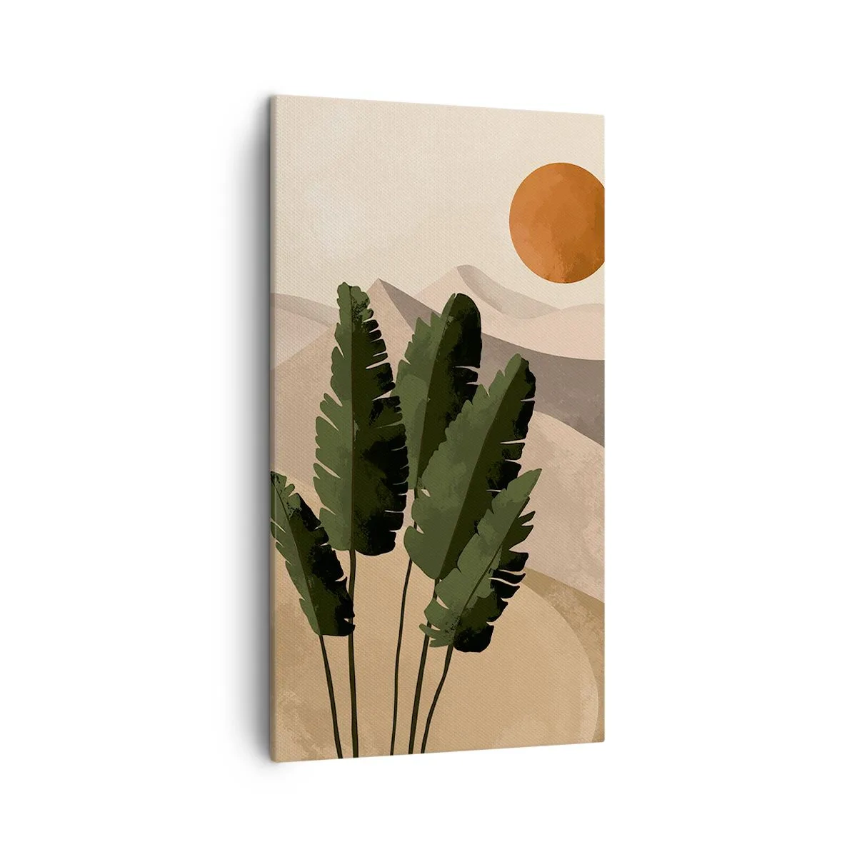 Quadro em tela - O triunfo da vida - 45x80 cm