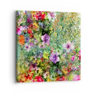 Quadro em tela - Nas flores para a perdição - 30x30 cm