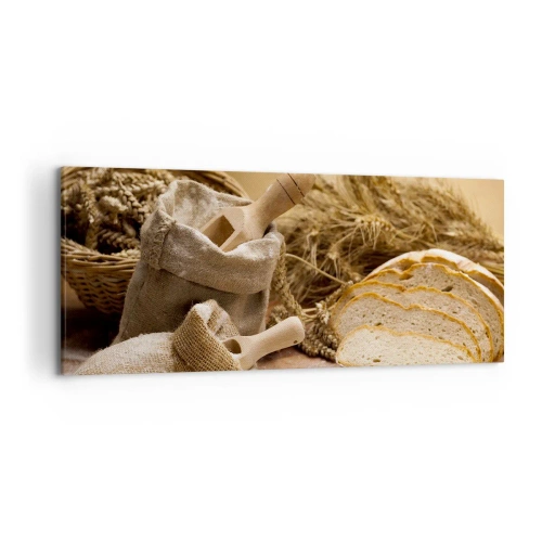 Quadro em tela - Pão de cada dia - 120x50 cm