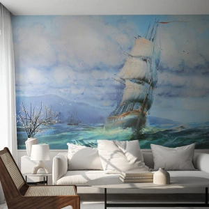 Papel de Parede Standard Eco - Bons ventos - Veleiro, Mar, navegação - 150x105 cm