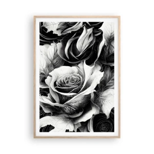 Pôster com moldura de carvalho claro - Sempre uma rainha - 70x100 cm