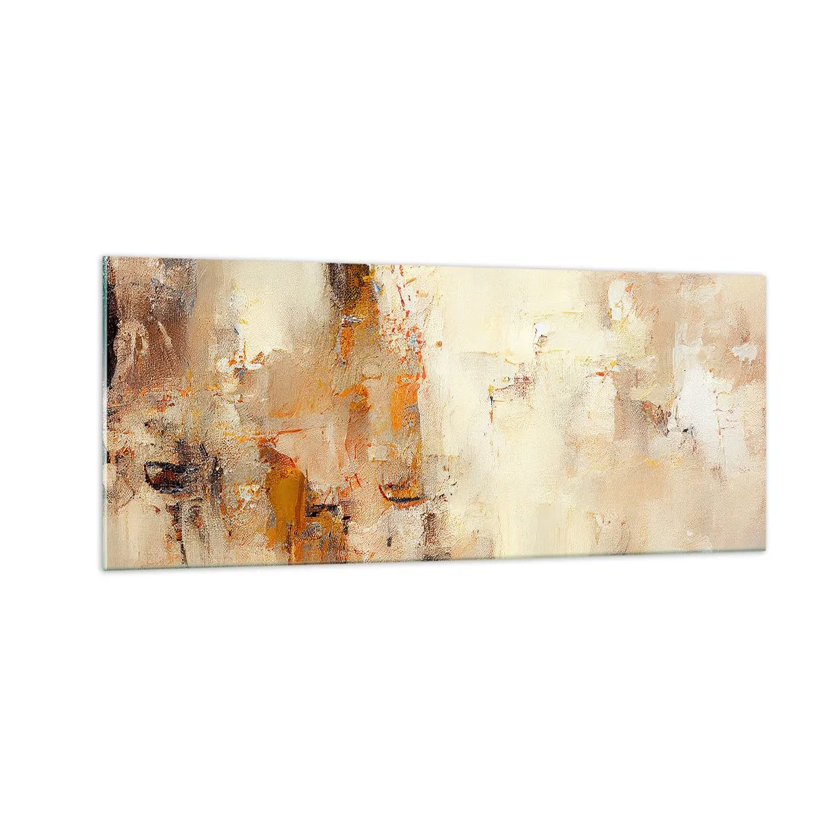 Quadro em vidro - Alma de âmbar - 100x40 cm