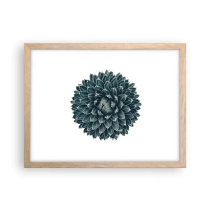 Pôster com moldura de carvalho claro - Estrela do Deserto - 40x30 cm