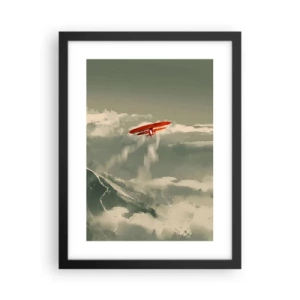 Pôster com moldura preta - O pioneiro destemido - 30x40 cm