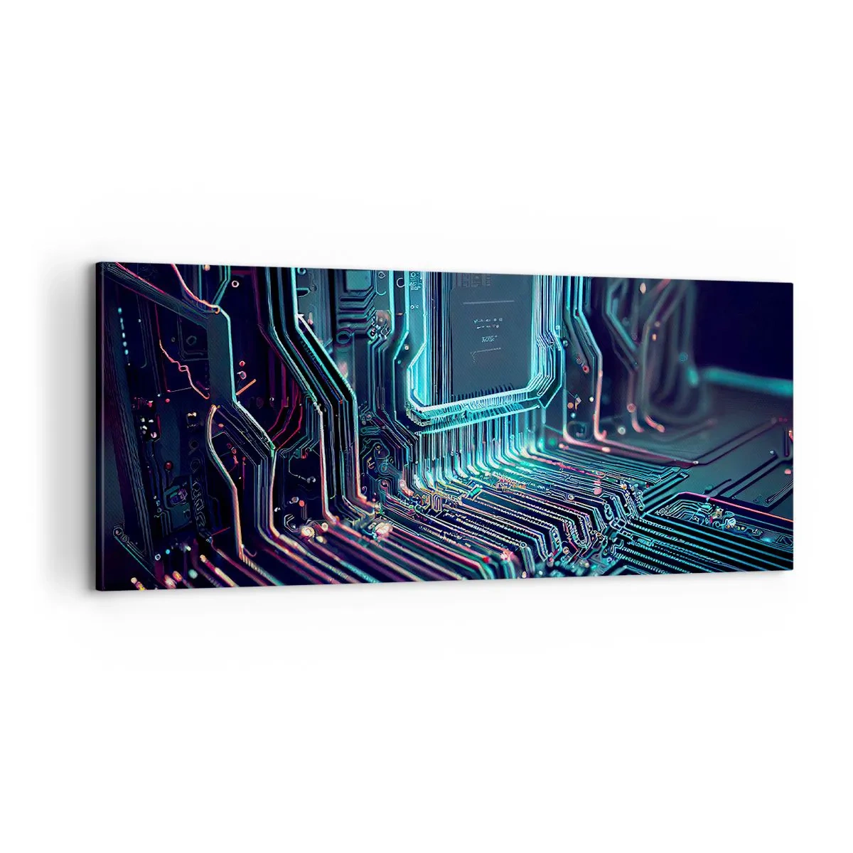 Quadro em tela - Só estou a pensar... - 100x40 cm