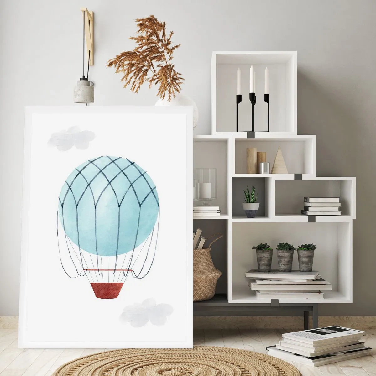 Pôster - Tudo nas nuvens - 40x50 cm