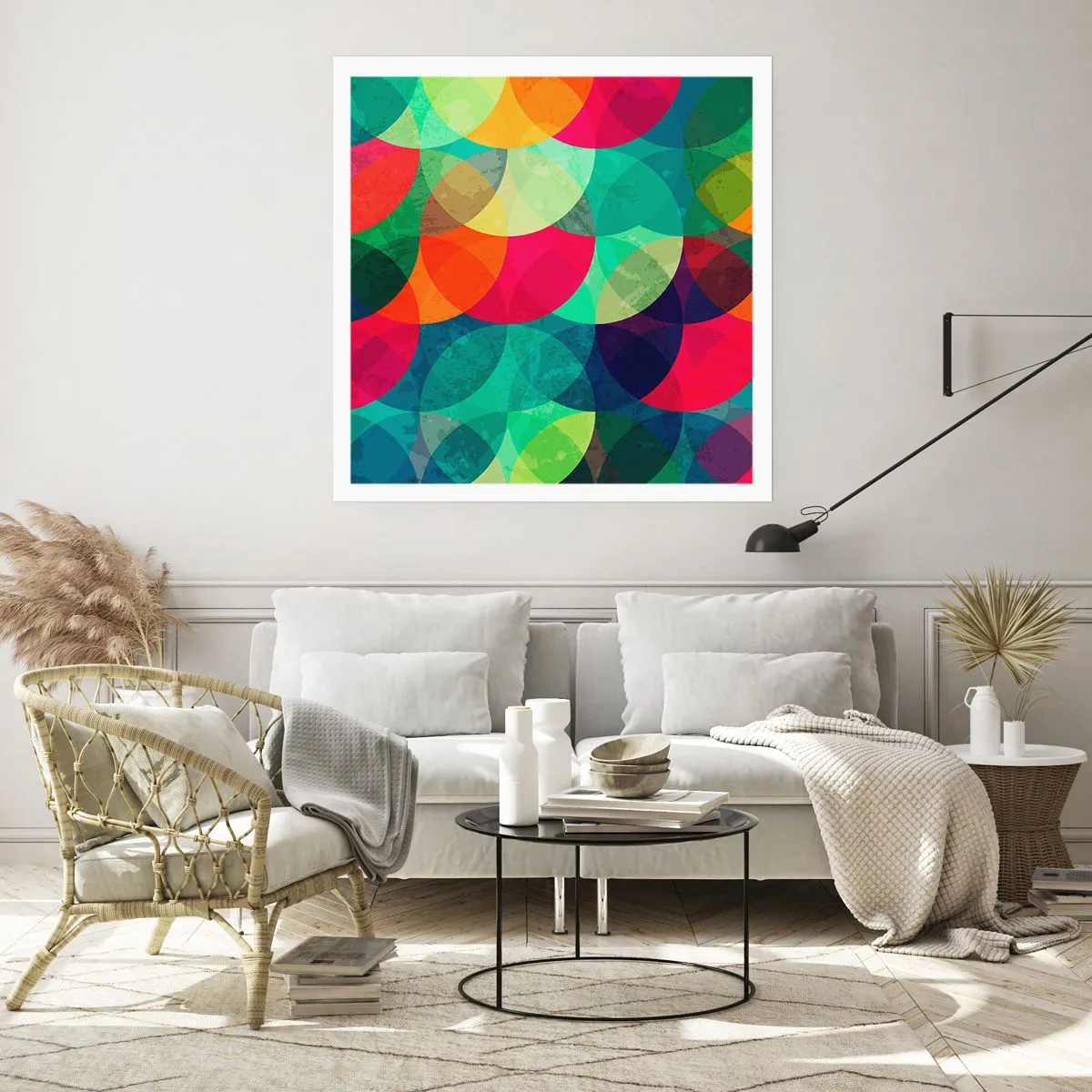 Pôster - Ascensão às cores - 50x50 cm