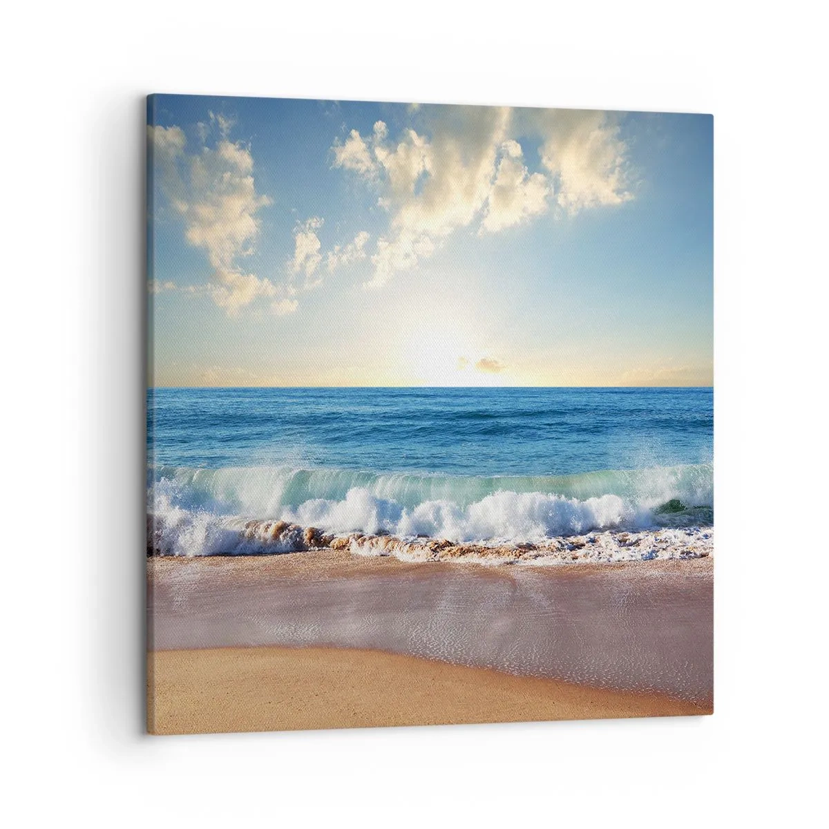 Quadro em tela - Movimento e quietude ao mesmo tempo - 50x50 cm