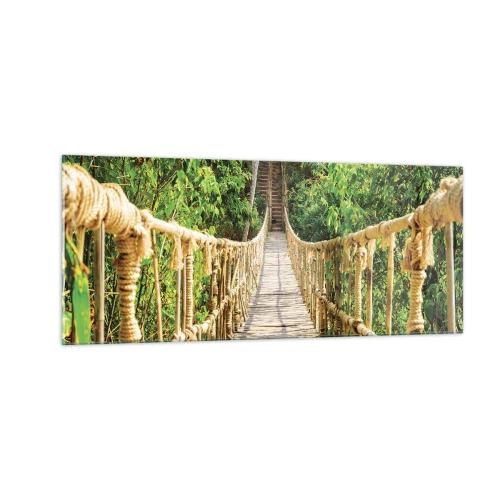 Quadro em vidro - Suspenso na vegetação - 100x40 cm