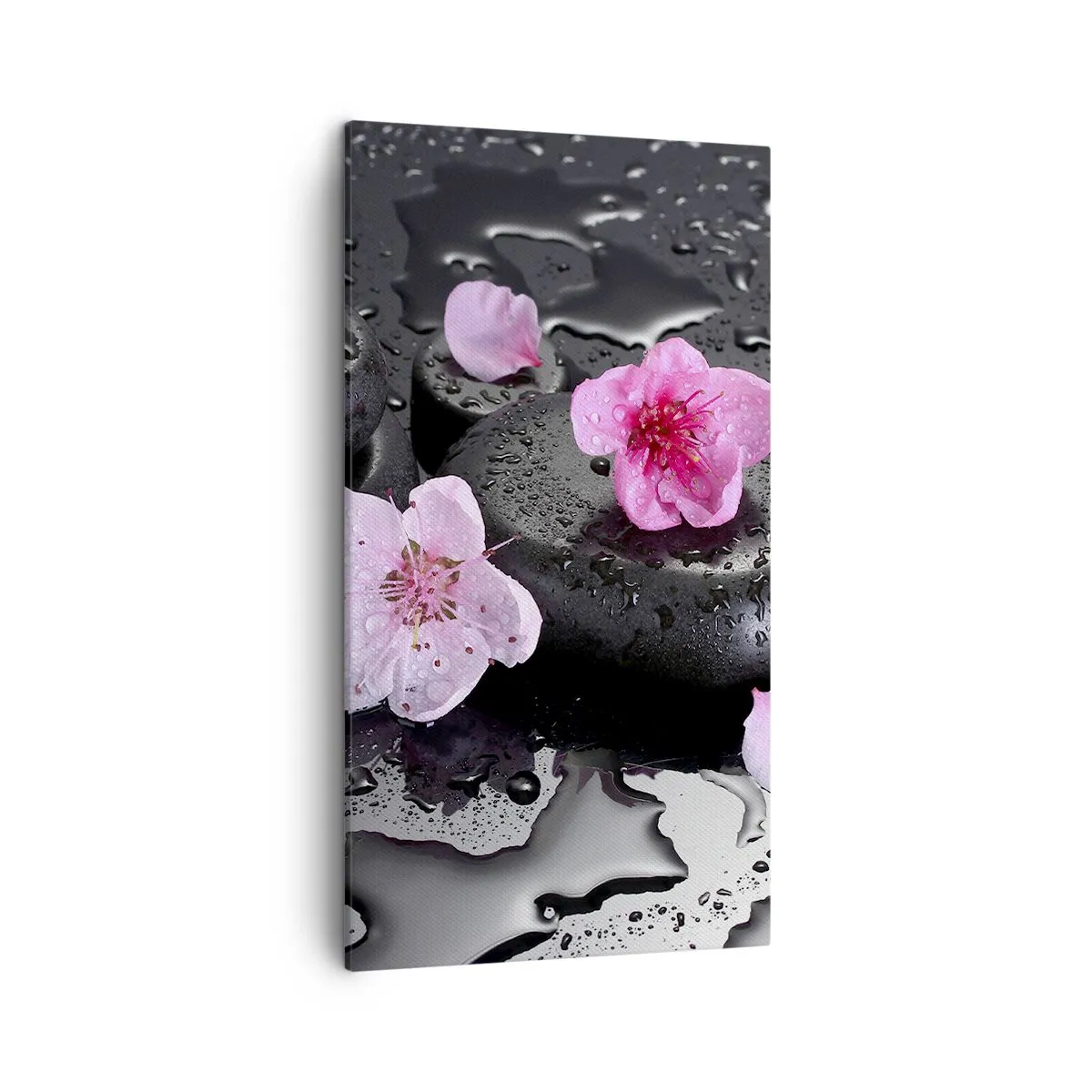 Quadro em tela - Coração de pedra - 45x80 cm