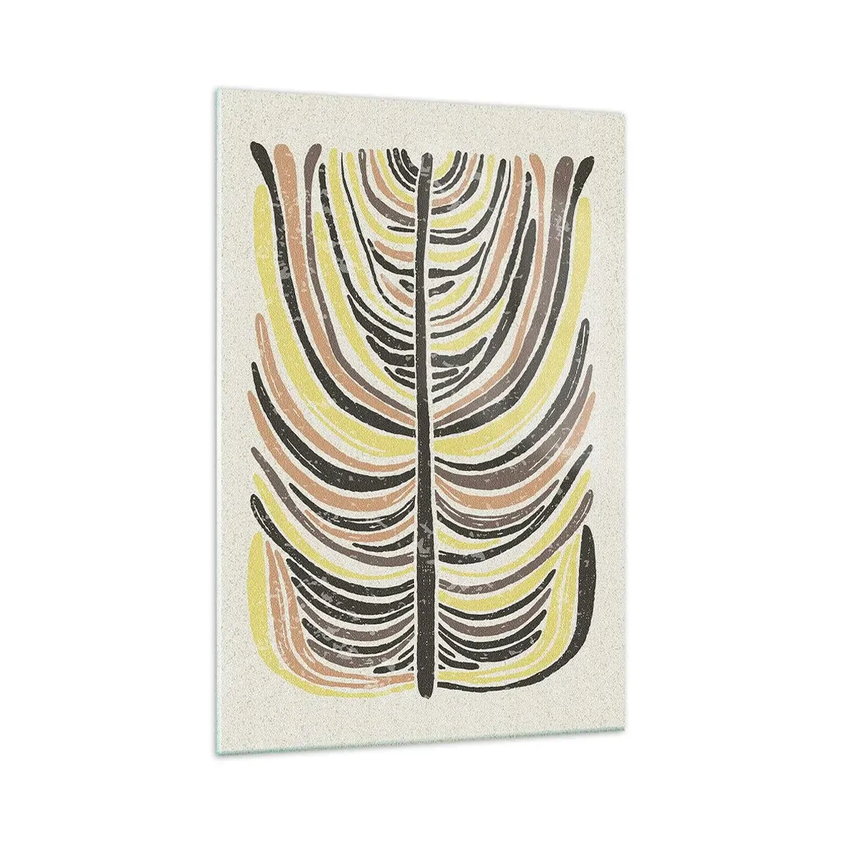 Quadro em vidro - Abstração cheia de vida - 70x100 cm