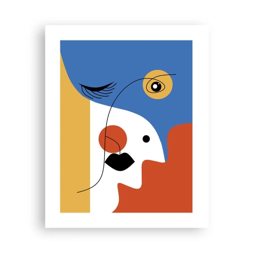 Pôster - Retrato desconstruído - 40x50 cm