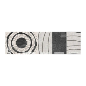 Amostra de papel de parede Premium Canvas - Direito ao ponto - Rodas, Minimalismo, Idoso - 100x30 cm