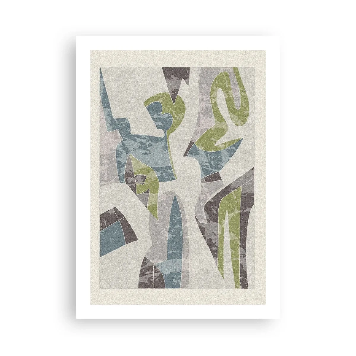 Pôster - Composição atrás do vidro - 50x70 cm