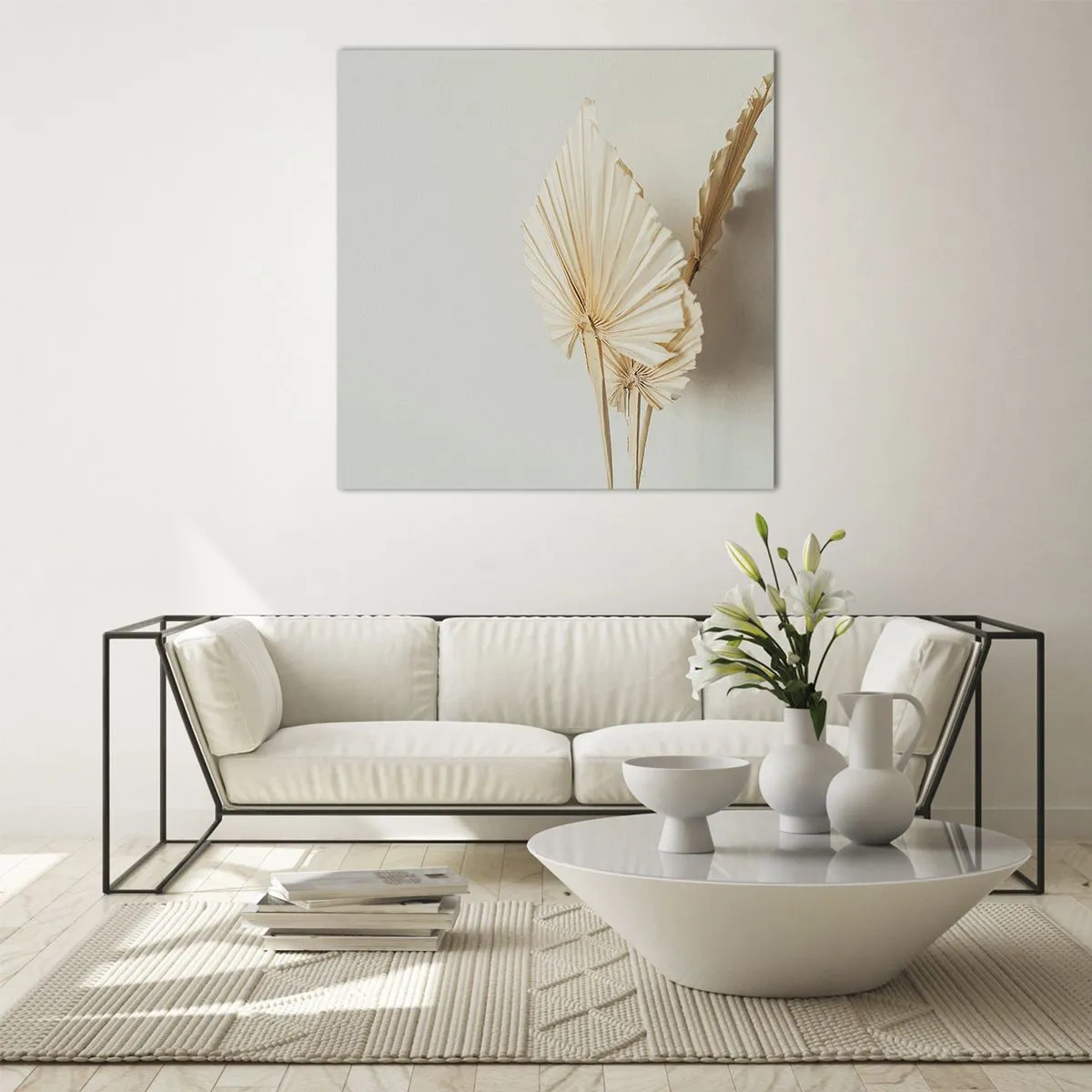 Quadro em vidro - Quando precisas de alívio - 50x50 cm