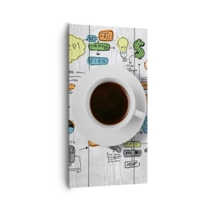 Quadro em tela - Tempo para uma pausa - 65x120 cm