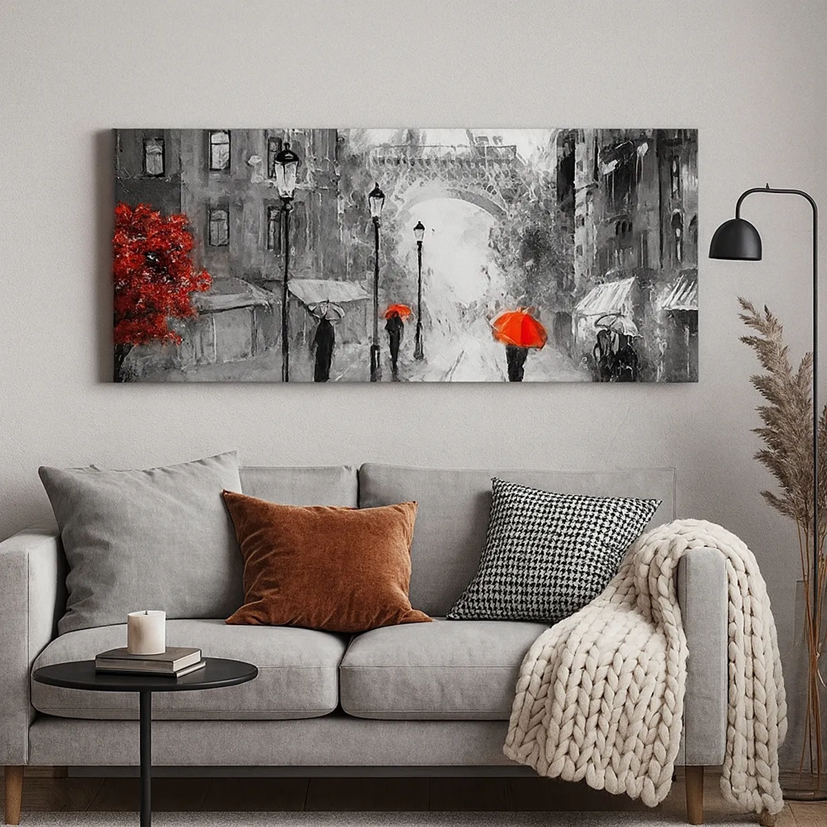 Quadro em tela - Todos os caminhos levam a ela - 30x30 cm