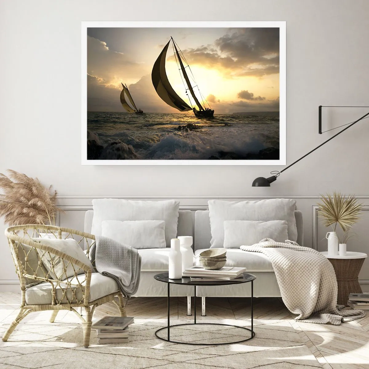 Pôster - Com o vento e contra o vento - 100x70 cm