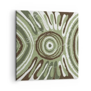 Quadro em tela - Uma explosão de emoções - 50x50 cm