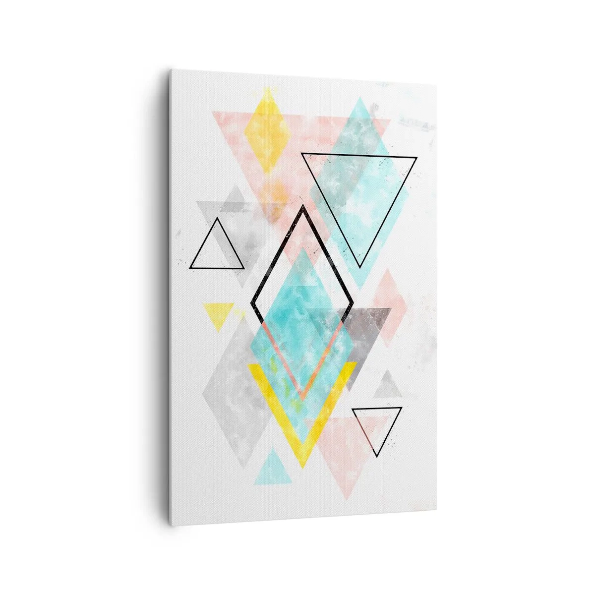 Quadro em tela - Jogo geométrico - 80x120 cm