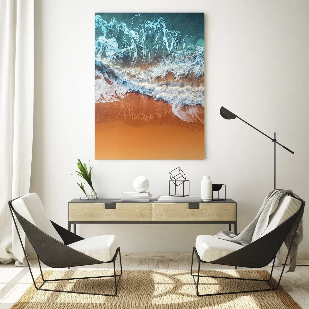 Quadro em vidro - Sempre em par - 50x70 cm