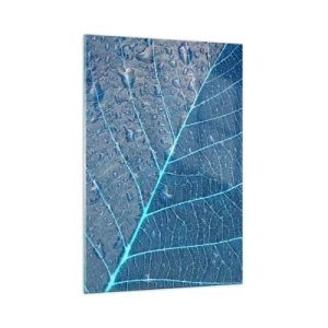 Quadro em vidro - A vida em azul - 70x100 cm