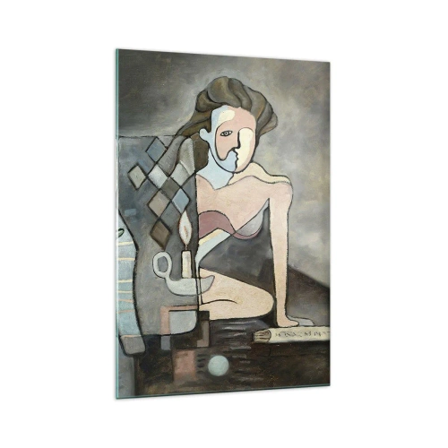 Quadro em vidro - Mosaico de alma e matéria - 70x100 cm