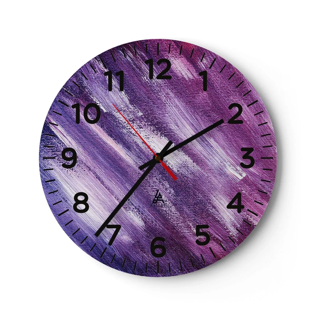 Relógio de parede - Relógio em vidro - Quando o vento sopra - 30x30 cm
