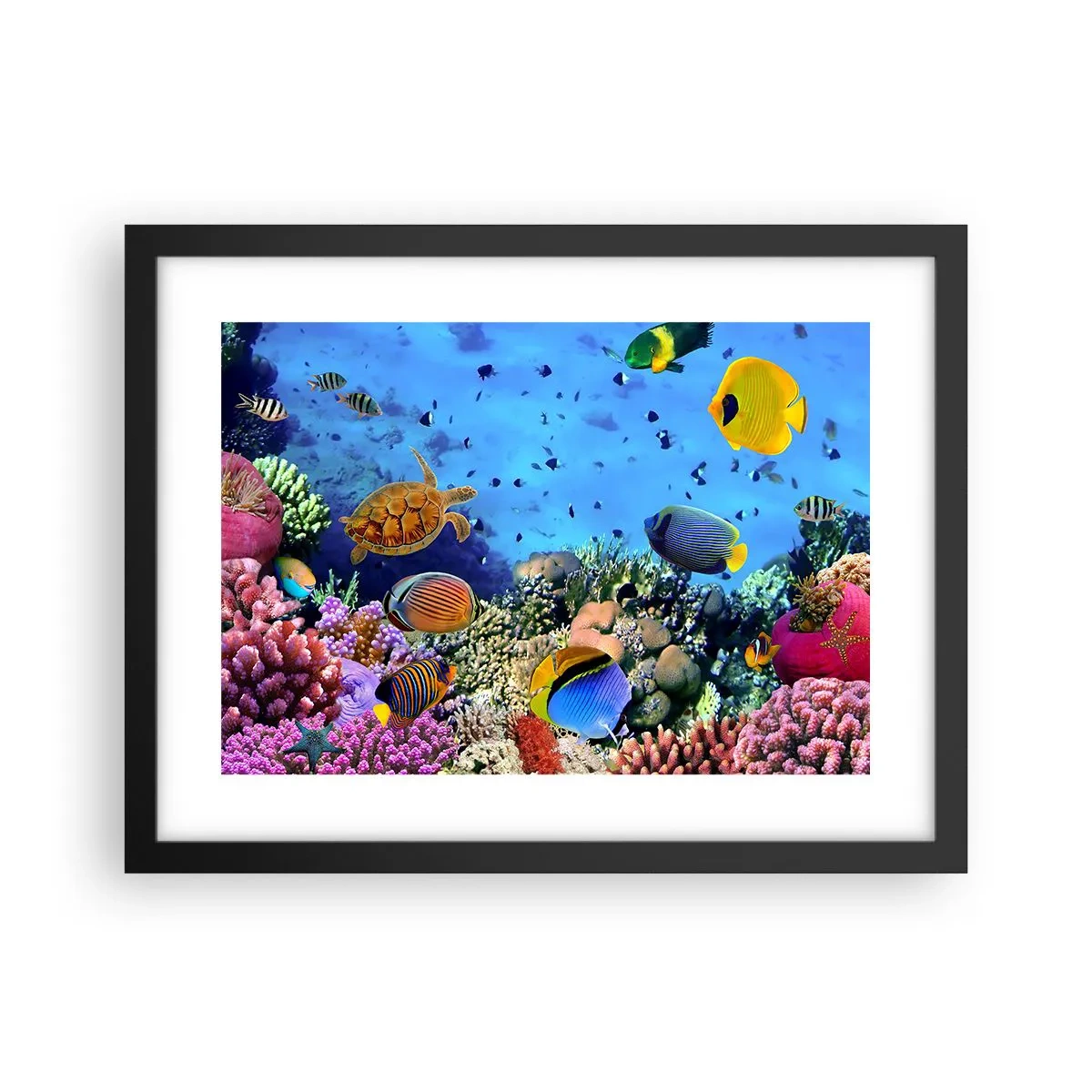 Pôster com moldura preta - E o que sabemos sobre a vida... - 40x30 cm