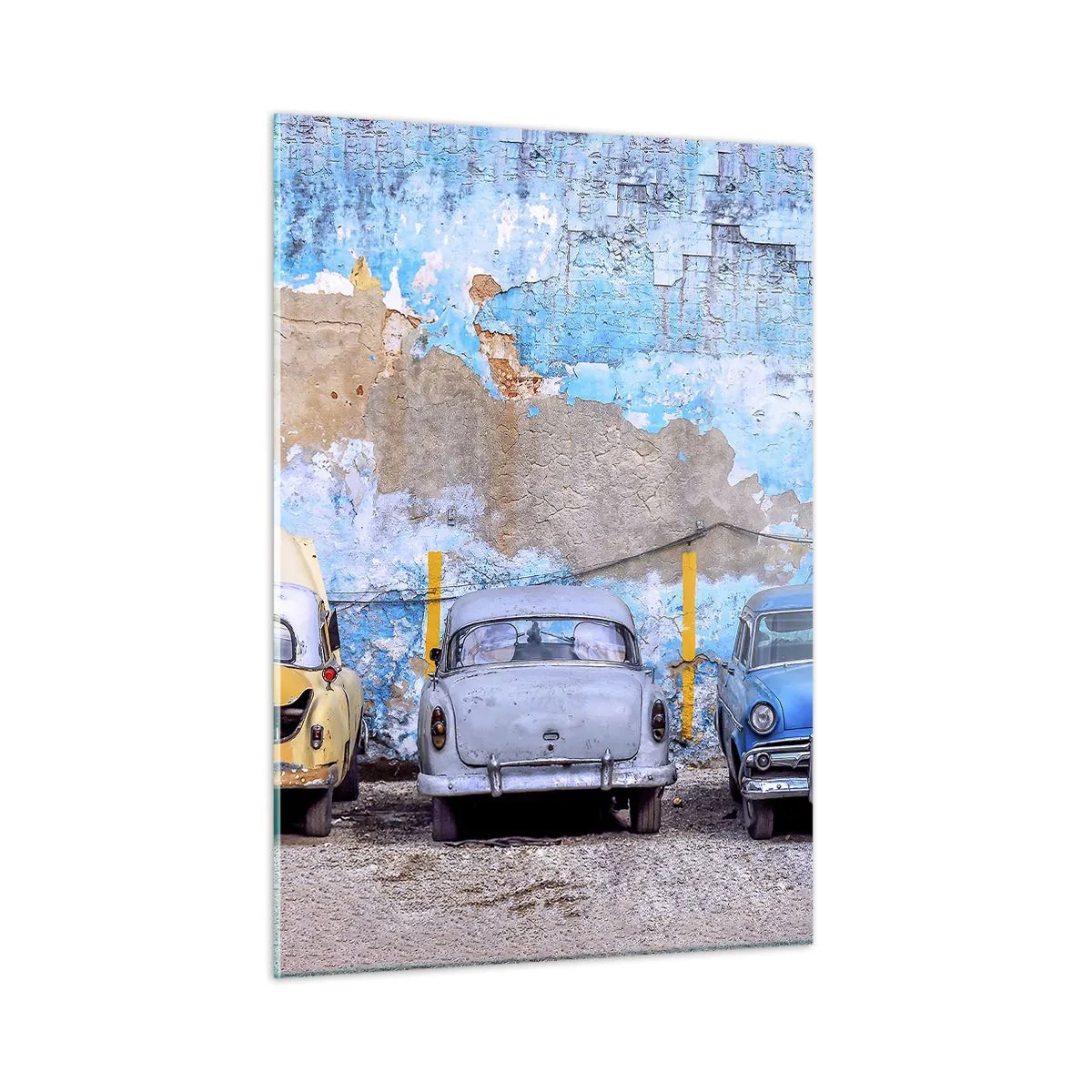 Quadro em vidro - Encontro de Veteranos - 50x70 cm