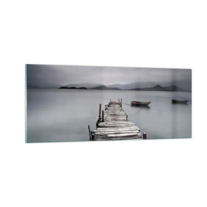 Quadro em vidro - Amanhã pode ir - 100x40 cm