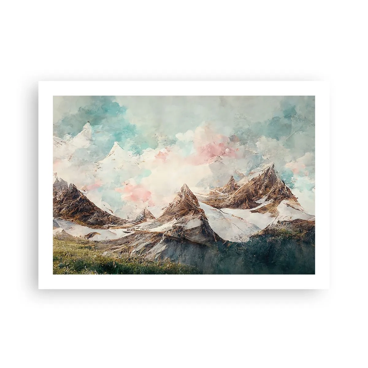 Pôster - Lâminas de rocha - 70x50 cm