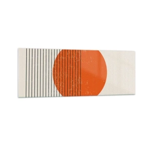 Quadro em vidro - Sempre sol - 140x50 cm