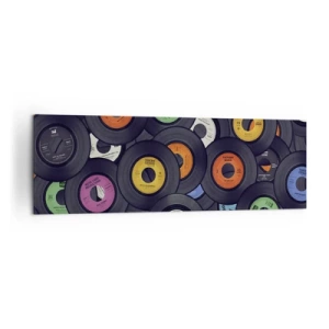 Quadro em tela - Cores dos clássicos - 160x50 cm