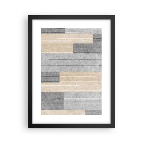 Pôster com moldura preta - Composição: mantenha vertical - 30x40 cm