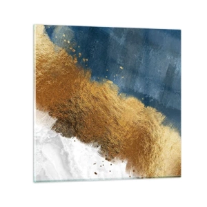 Quadro em vidro - As cores do verão - 30x30 cm