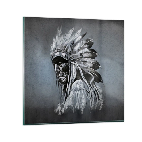 Quadro em vidro - De volta às raízes - 60x60 cm