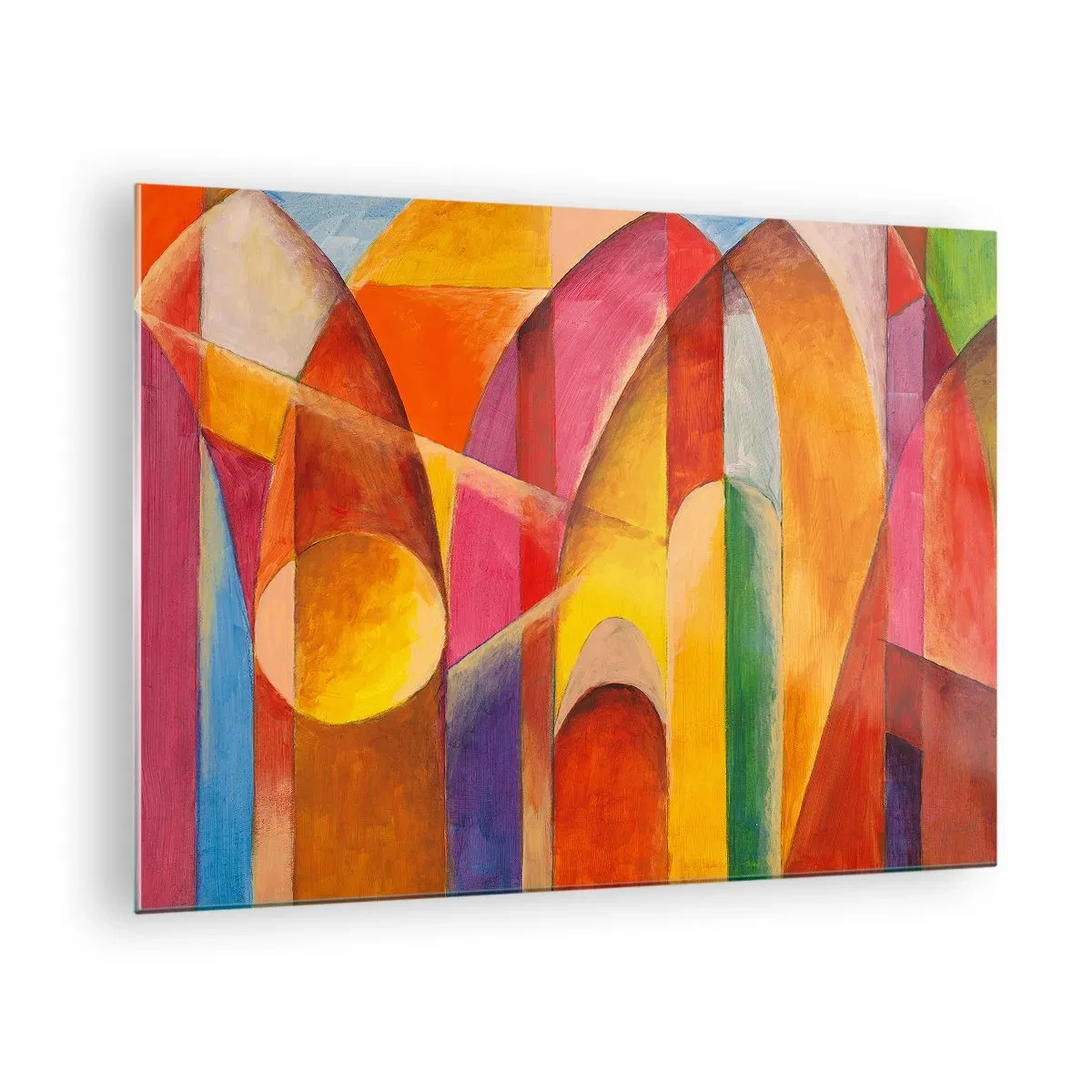 Quadro em vidro - Catedral do Sol - 70x50 cm