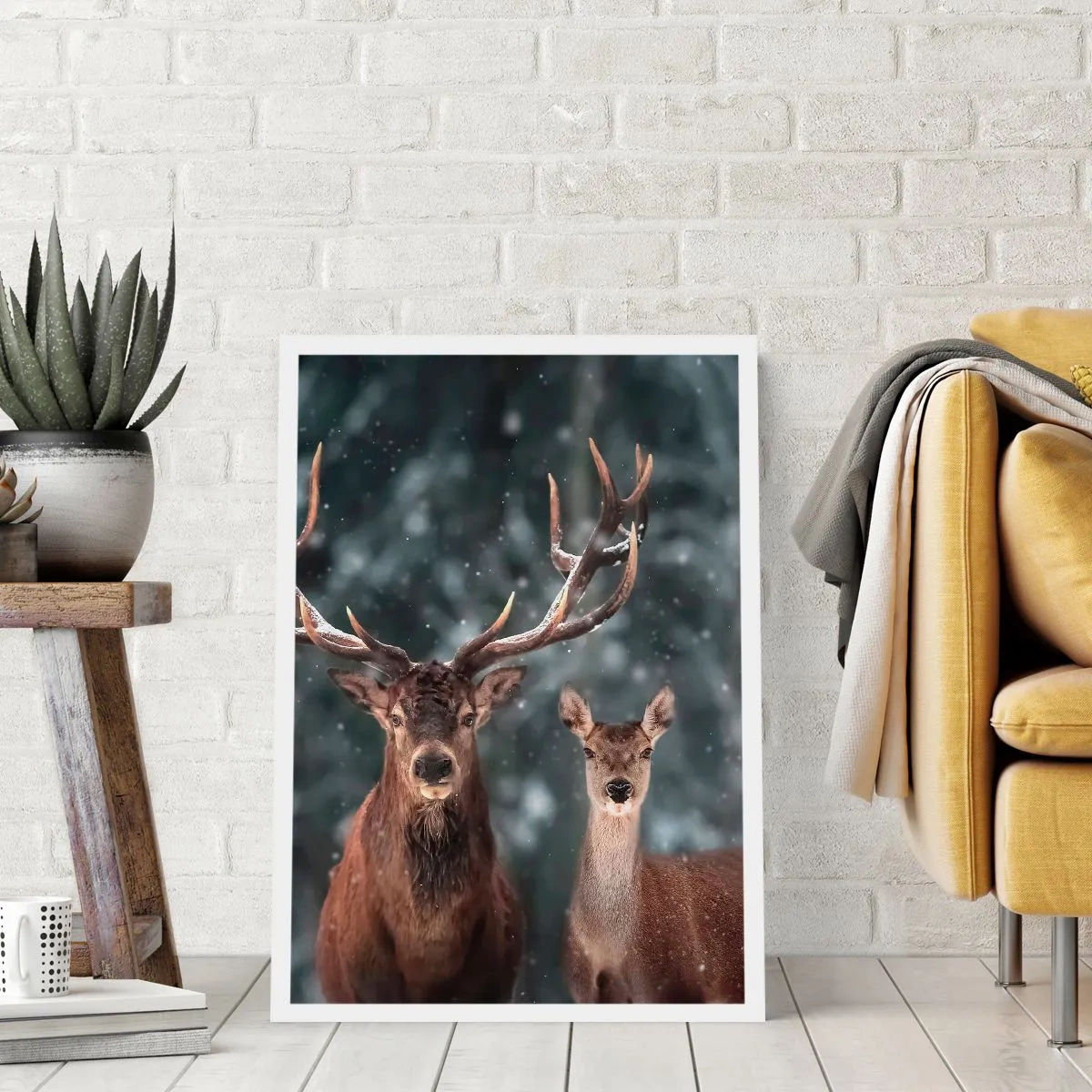 Pôster - O senhor da floresta com sua esposa - 50x70 cm